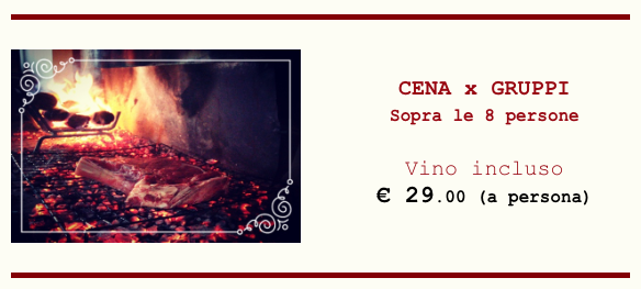 cena gruppi offerte-menu-brace